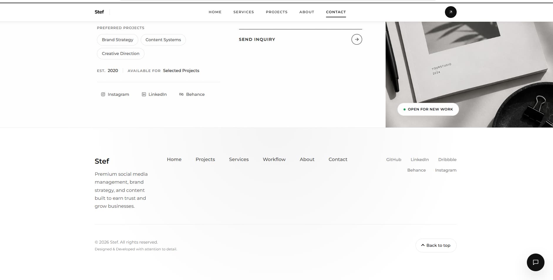 Closing links and contact details.